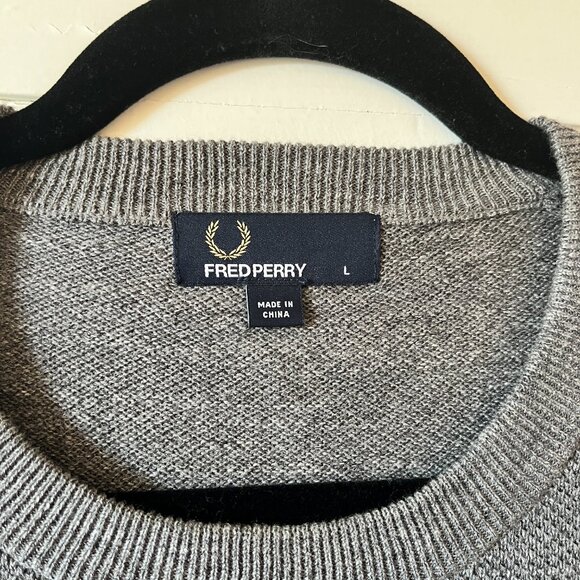 Fred Perry Crewneck Sweater - Picture 3 of 5